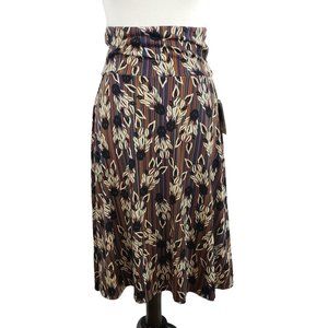 Lularoe Azure Multicolored Horse Print A-line Skirt Size Small NW